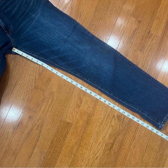 Madewell Straight Leg Dark Blue Men's Jeans - Picture 8 of 9
